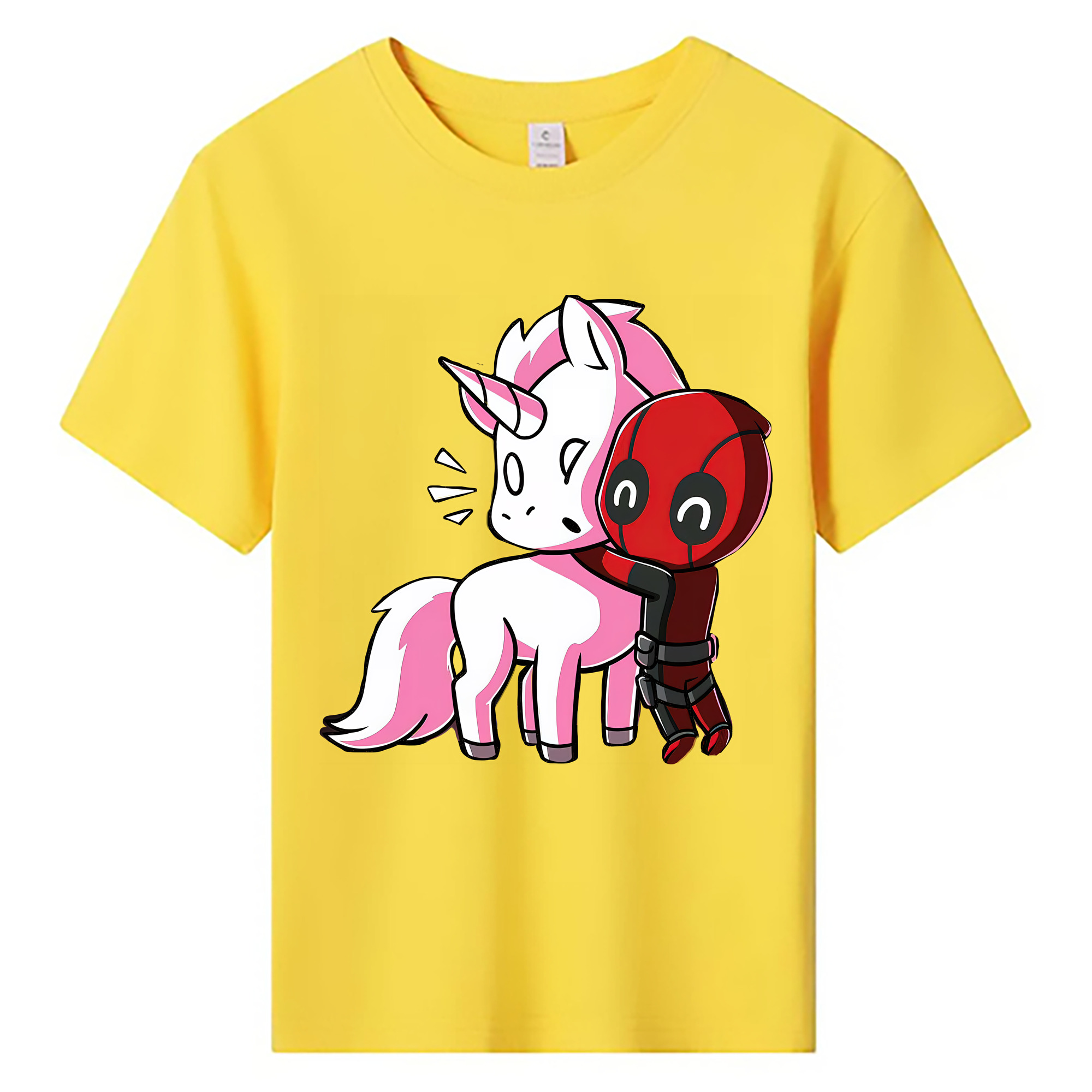 （画像用） Deadpool デッドプール 綿100％キッズTシャツ（フロントプリント）