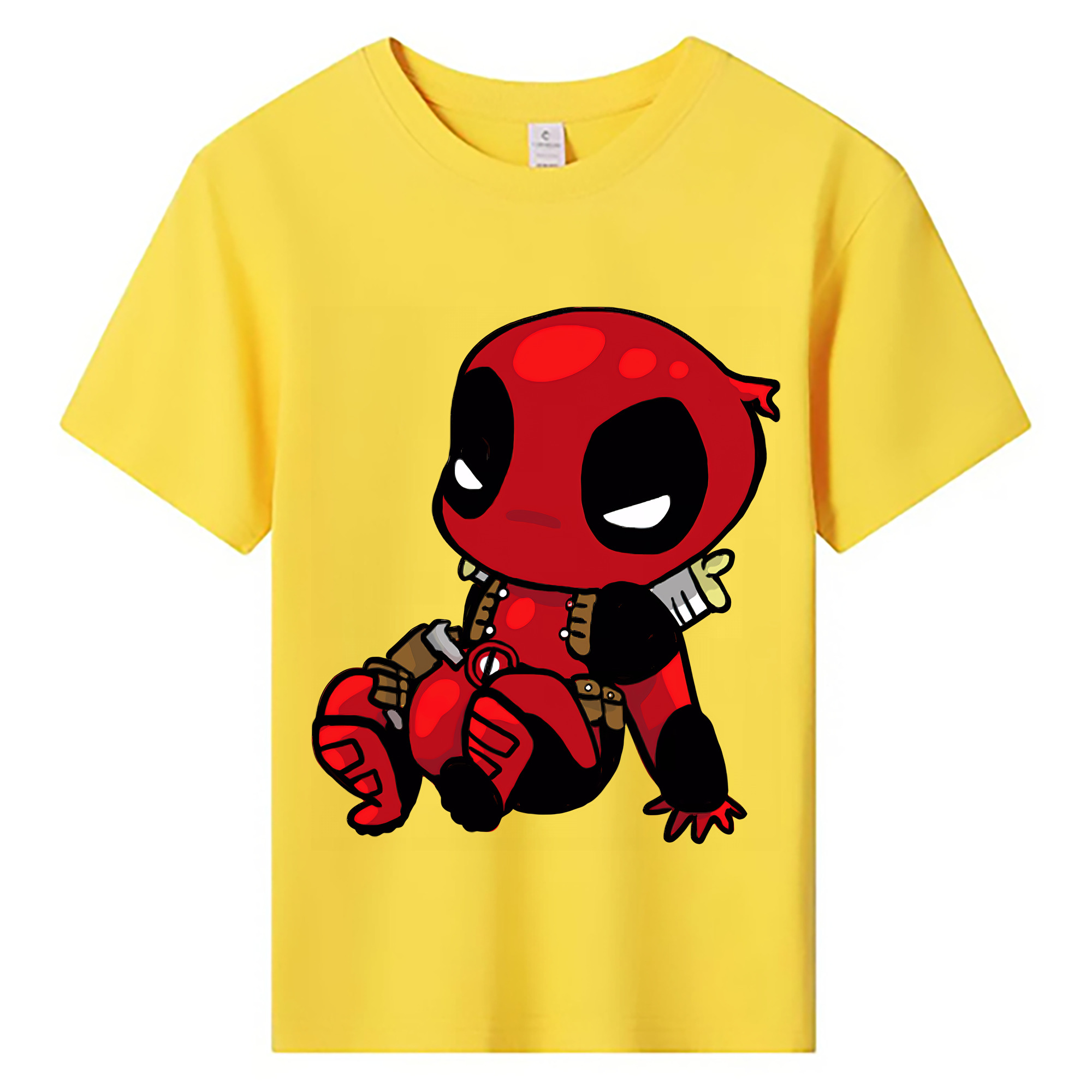 （画像用） Deadpool デッドプール 綿100％キッズTシャツ（フロントプリント）