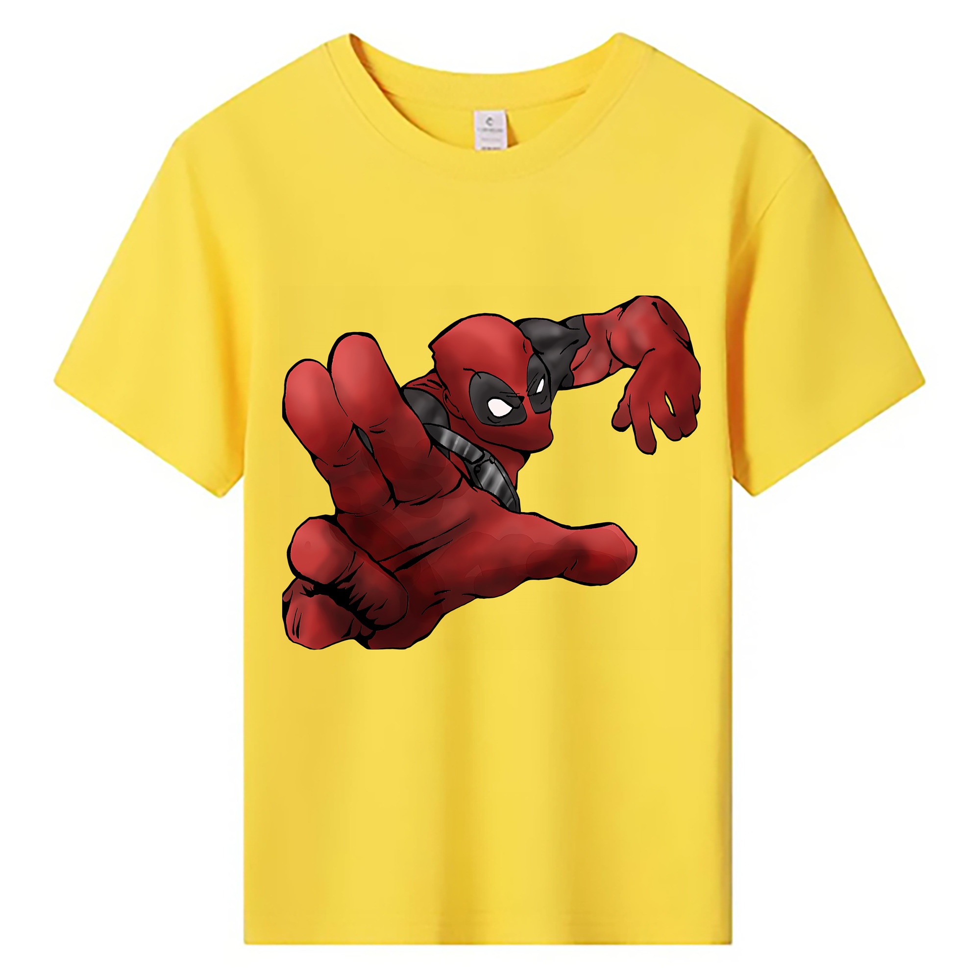 （画像用） Deadpool デッドプール 綿100％キッズTシャツ（フロントプリント）
