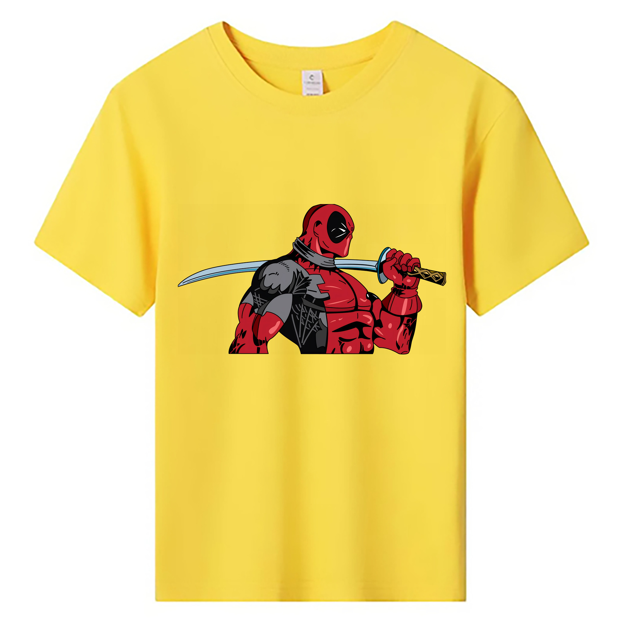 （画像用） Deadpool デッドプール 綿100％キッズTシャツ（フロントプリント）