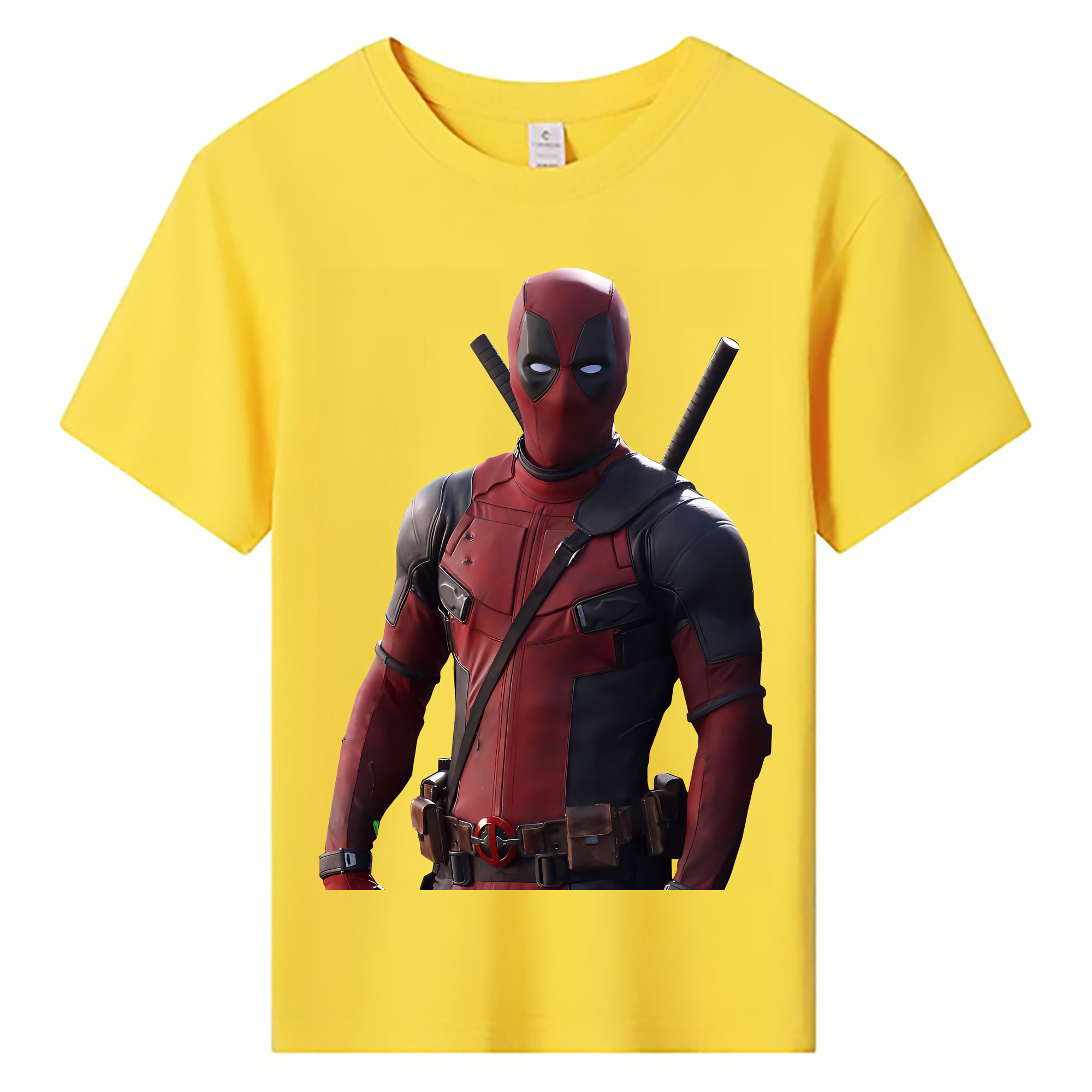 （画像用） Deadpool デッドプール 綿100％キッズTシャツ（フロントプリント）