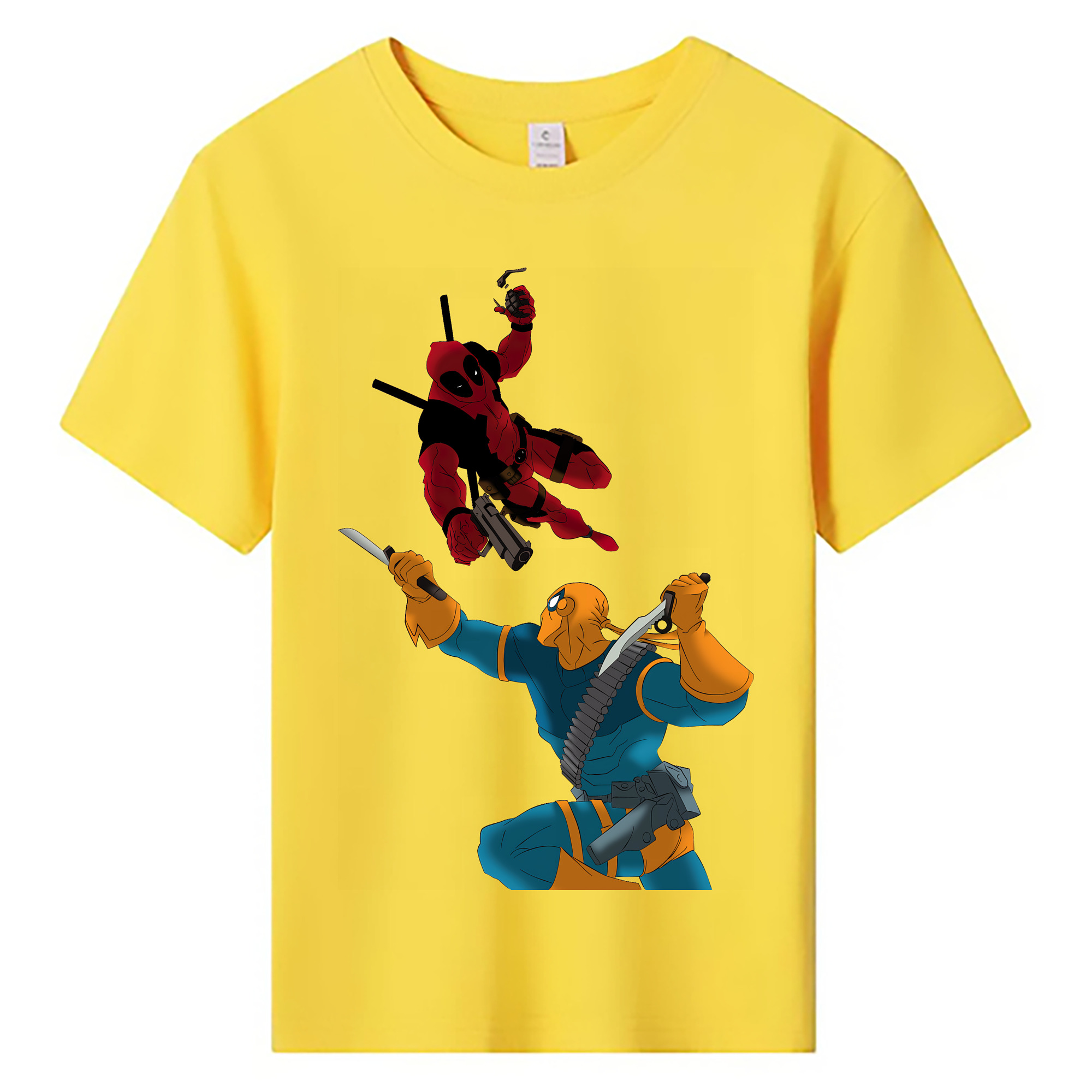 （画像用） Deadpool デッドプール 綿100％キッズTシャツ（フロントプリント）