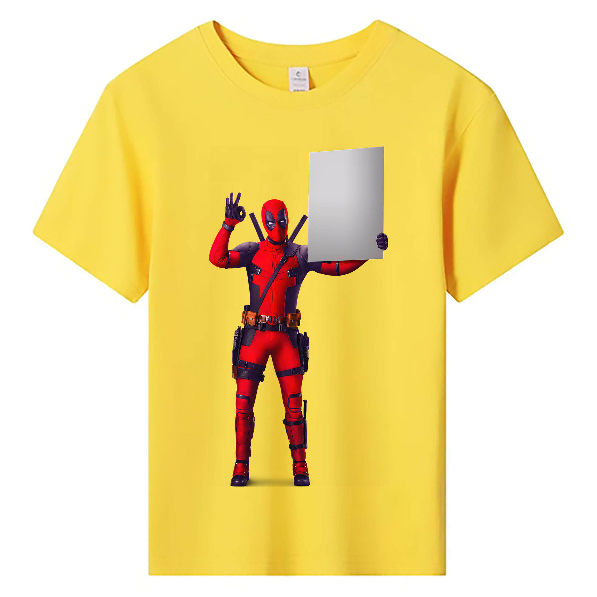（画像用） Deadpool デッドプール 綿100％キッズTシャツ（フロントプリント）