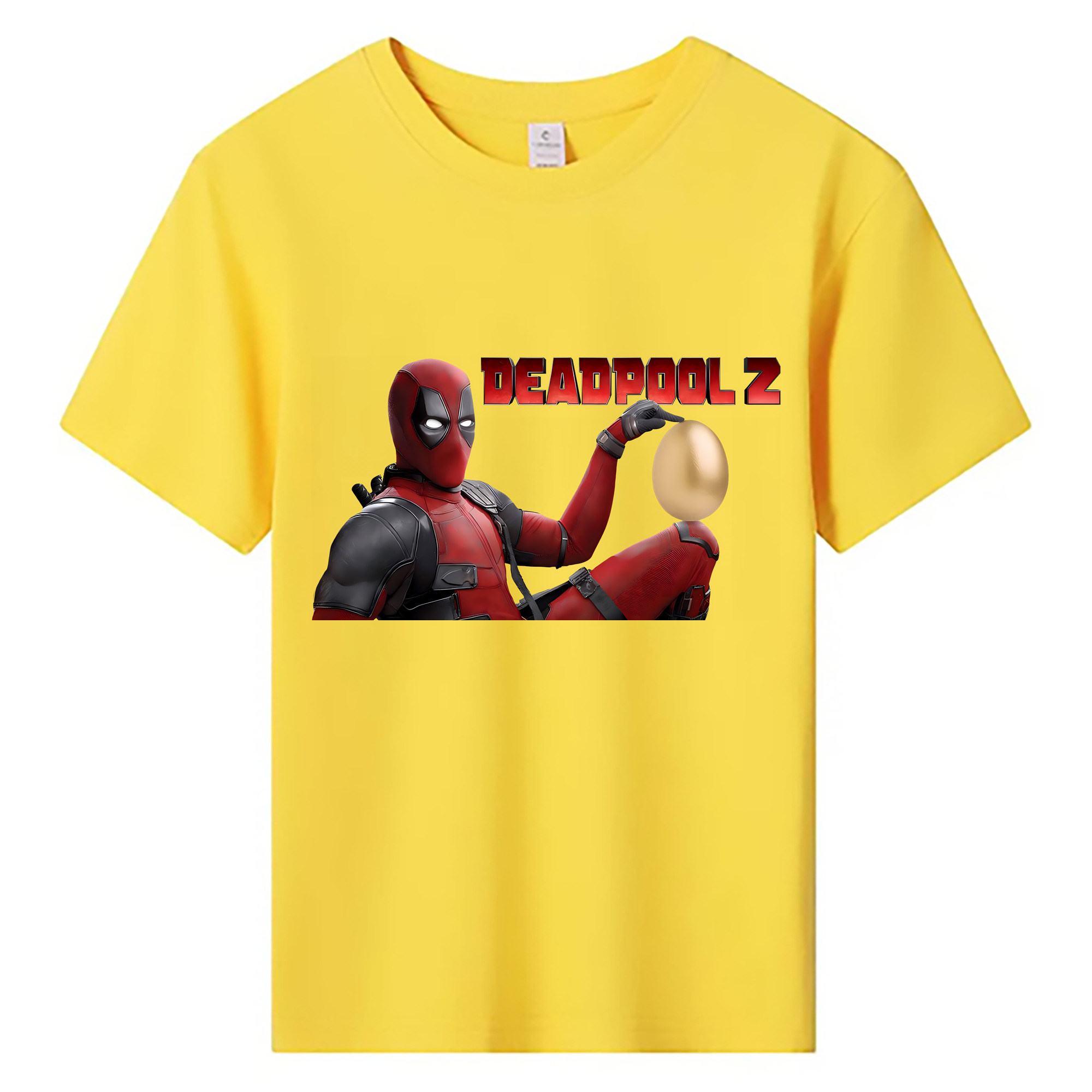 （画像用） Deadpool デッドプール 綿100％キッズTシャツ（フロントプリント）