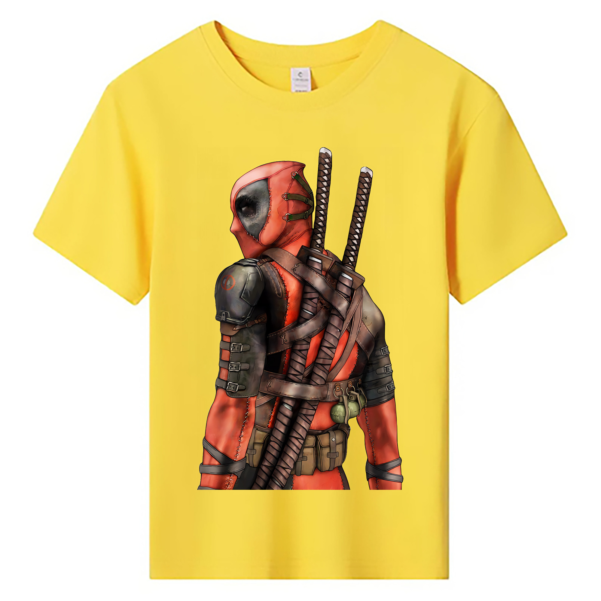 （画像用） Deadpool デッドプール 綿100％キッズTシャツ（フロントプリント）