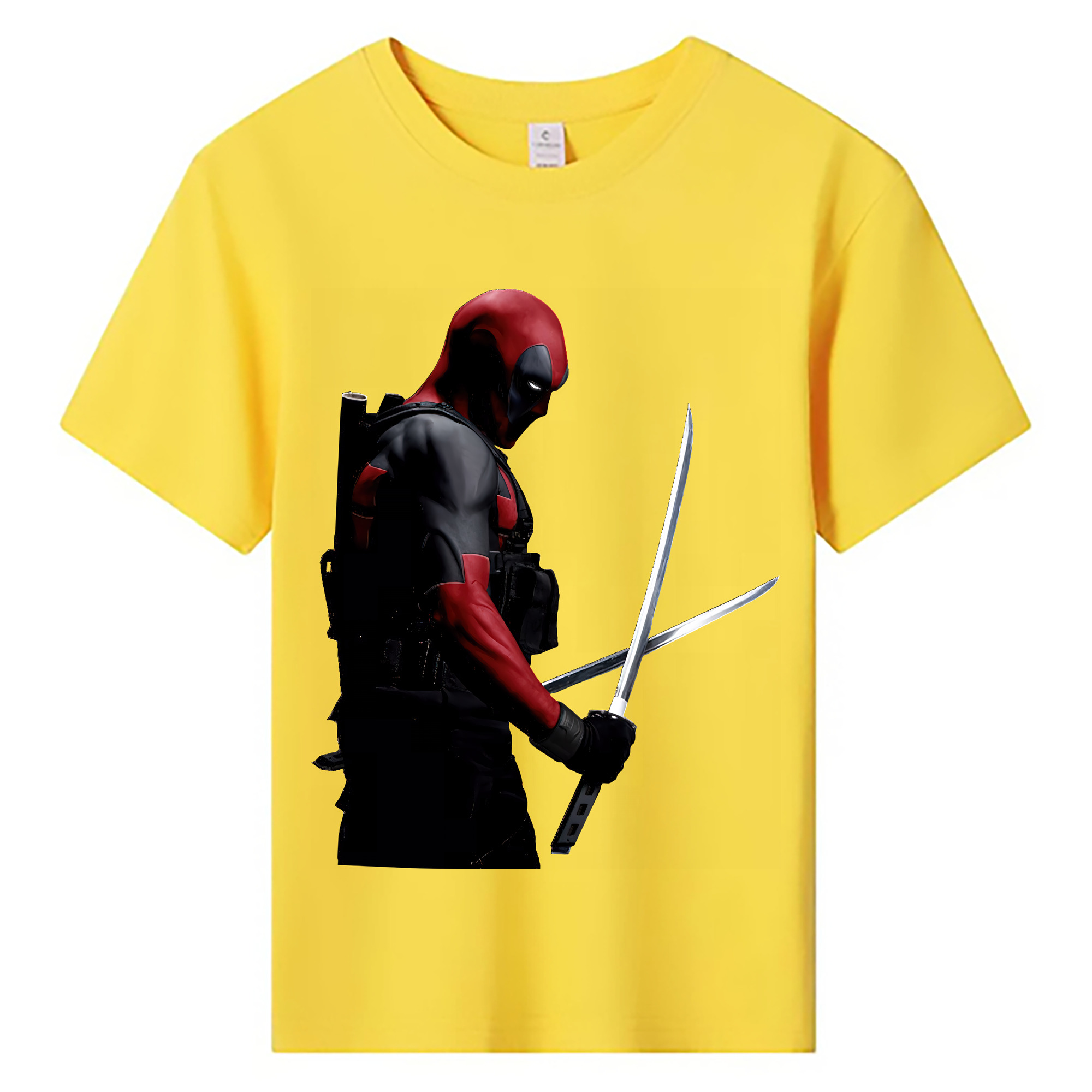 （画像用） Deadpool デッドプール 綿100％キッズTシャツ（フロントプリント）