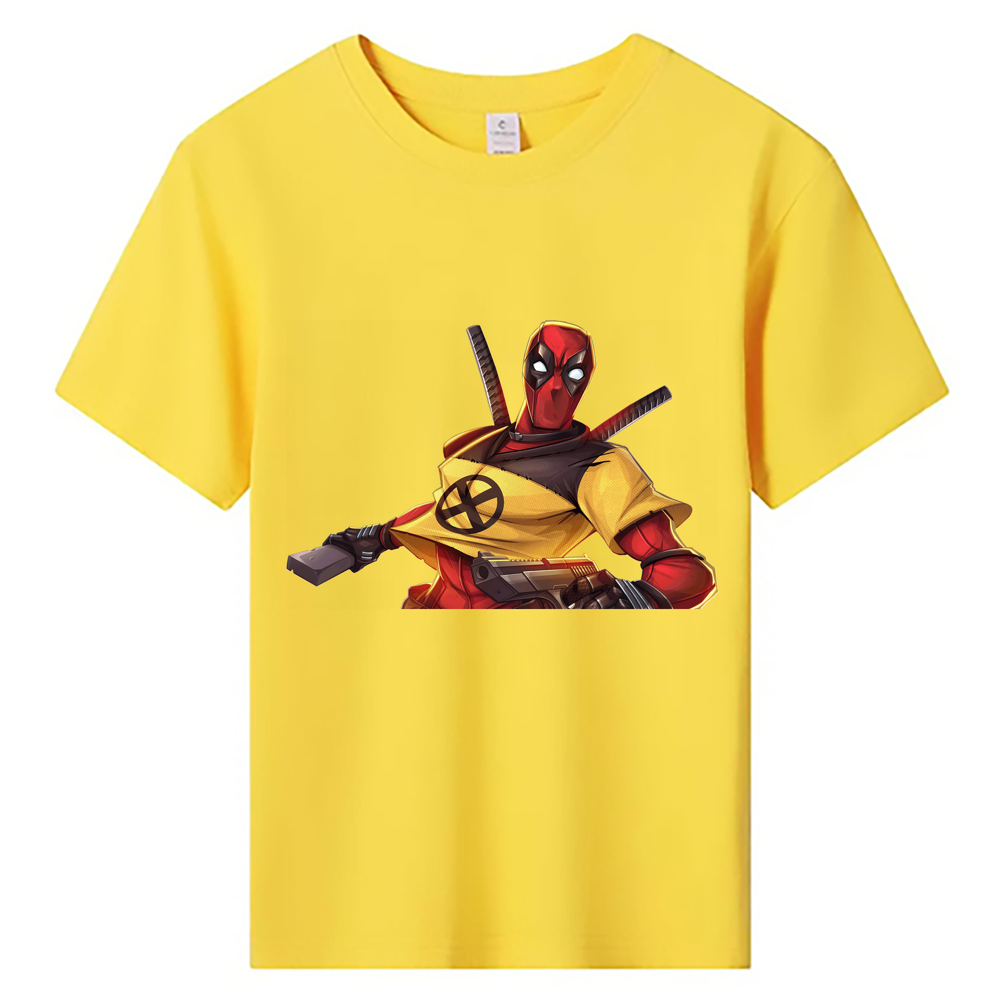 （画像用） Deadpool デッドプール 綿100％キッズTシャツ（フロントプリント）