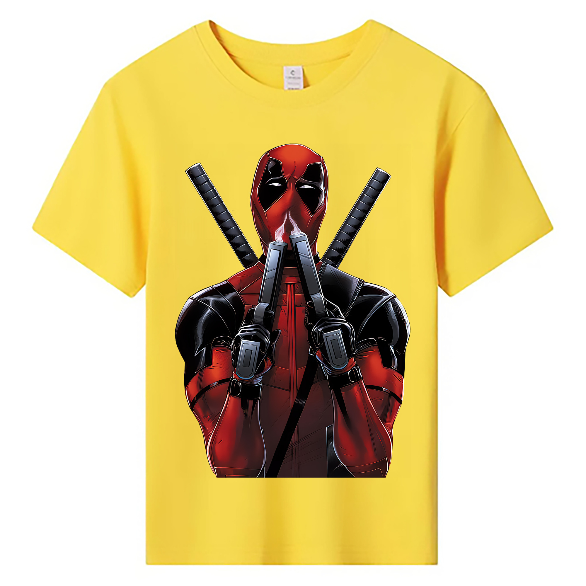 （画像用） Deadpool デッドプール 綿100％キッズTシャツ（フロントプリント）