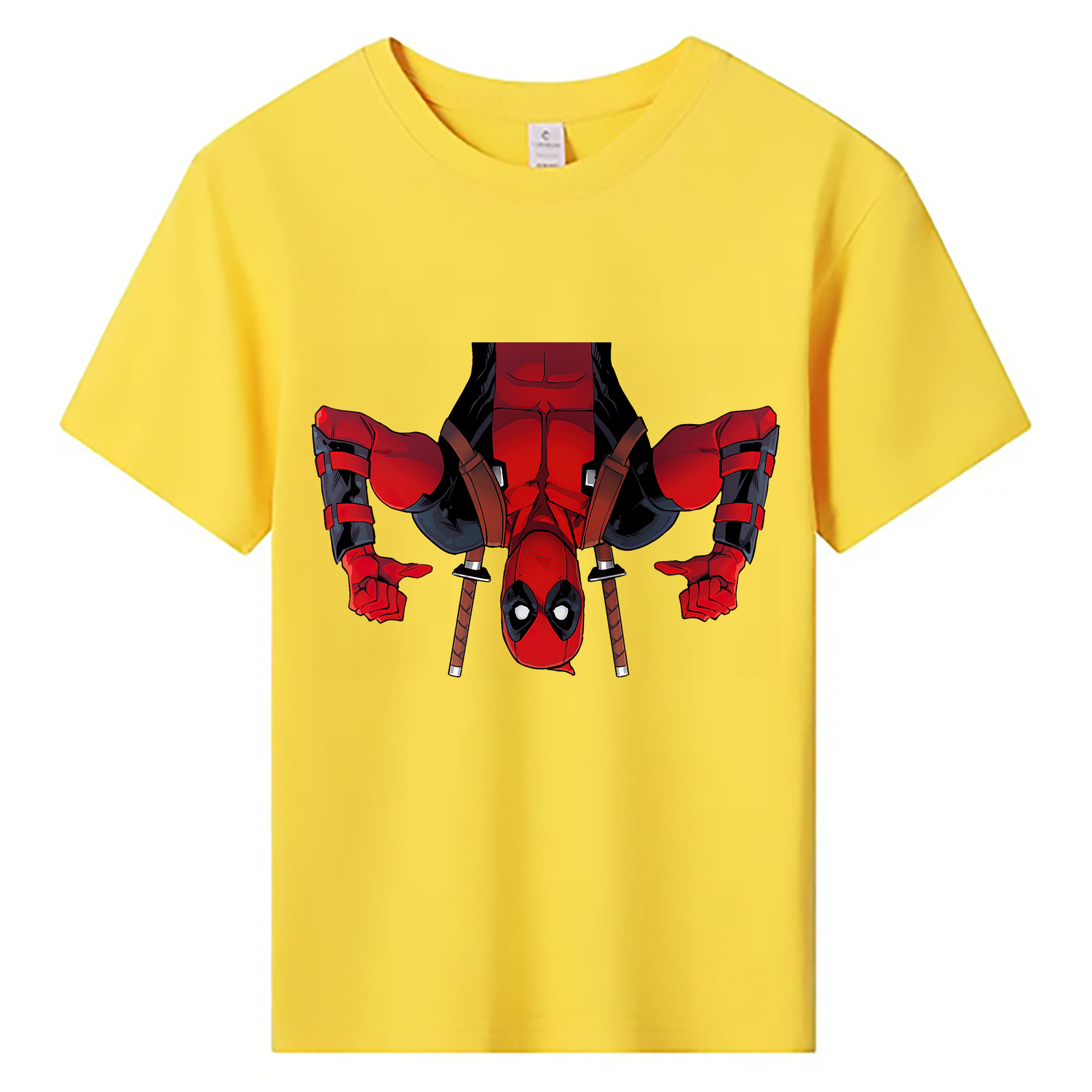 （画像用） Deadpool デッドプール 綿100％キッズTシャツ（フロントプリント）