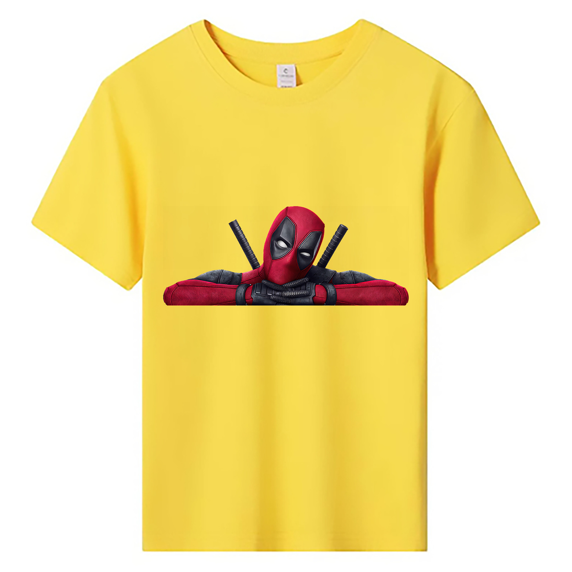 （画像用） Deadpool デッドプール 綿100％キッズTシャツ（フロントプリント）