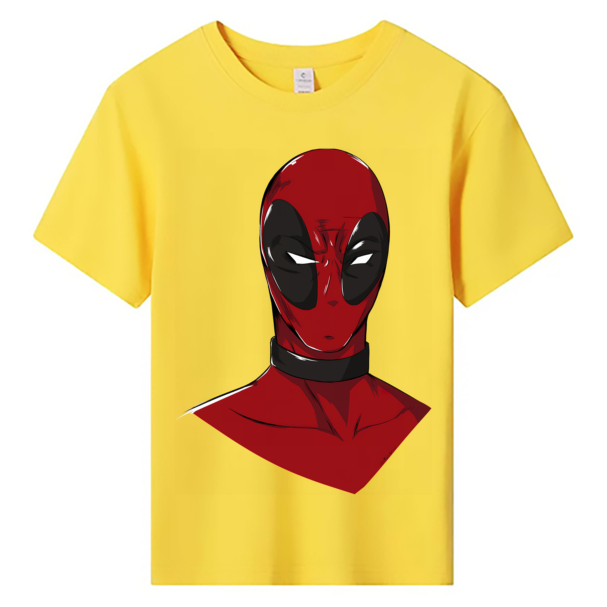 （画像用） Deadpool デッドプール 綿100％キッズTシャツ（フロントプリント）