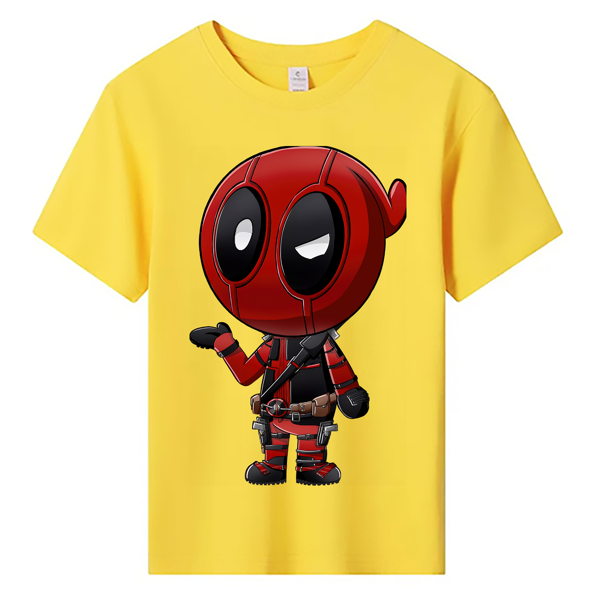 （画像用） Deadpool デッドプール 綿100％キッズTシャツ（フロントプリント）