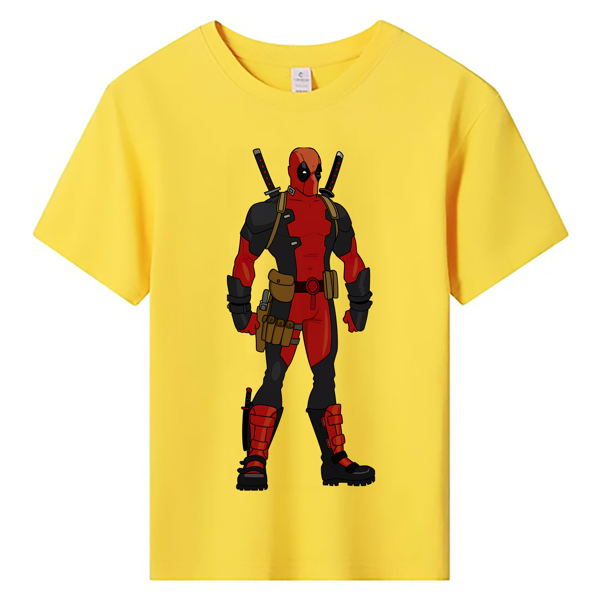 （画像用） Deadpool デッドプール 綿100％キッズTシャツ（フロントプリント）