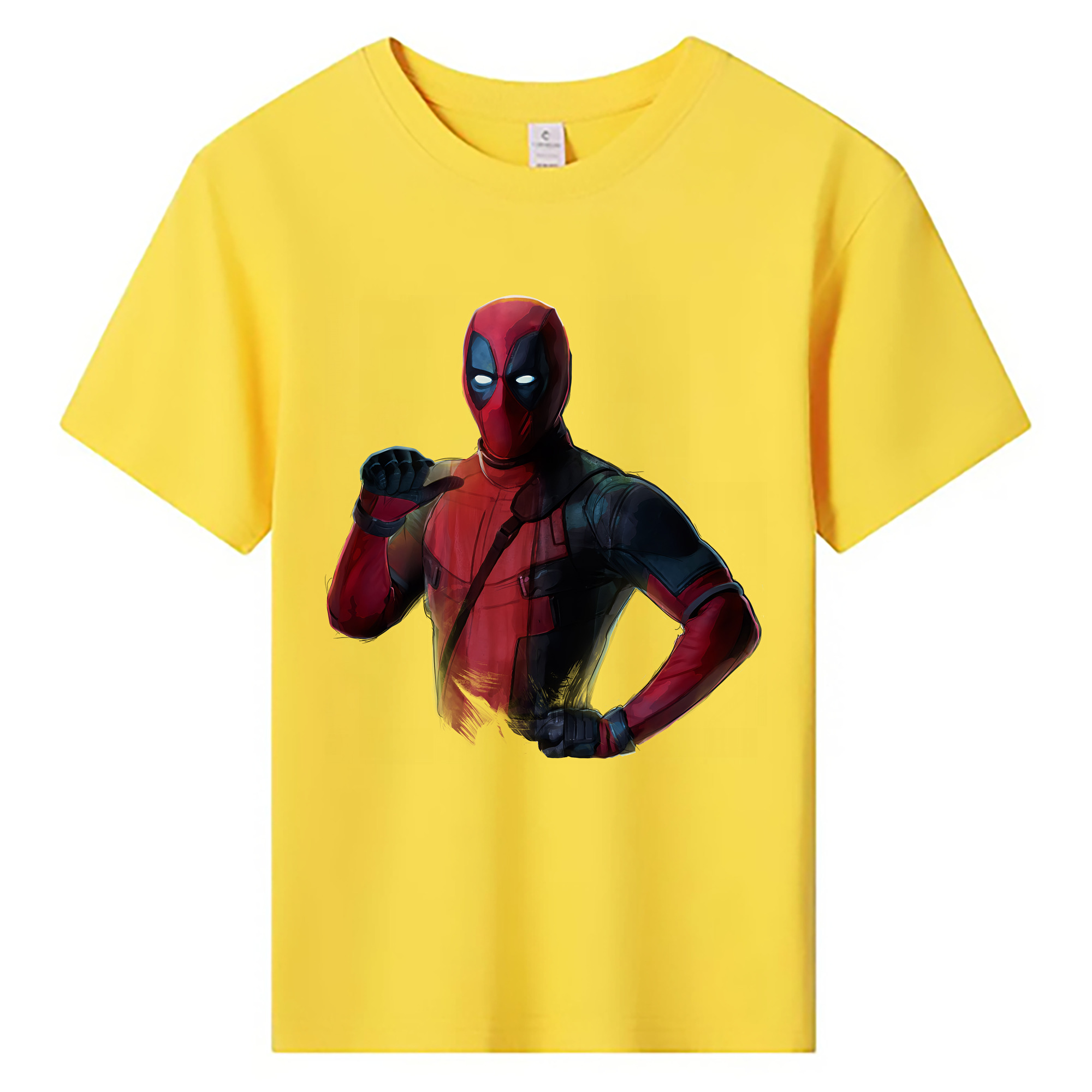 （画像用） Deadpool デッドプール 綿100％キッズTシャツ（フロントプリント）