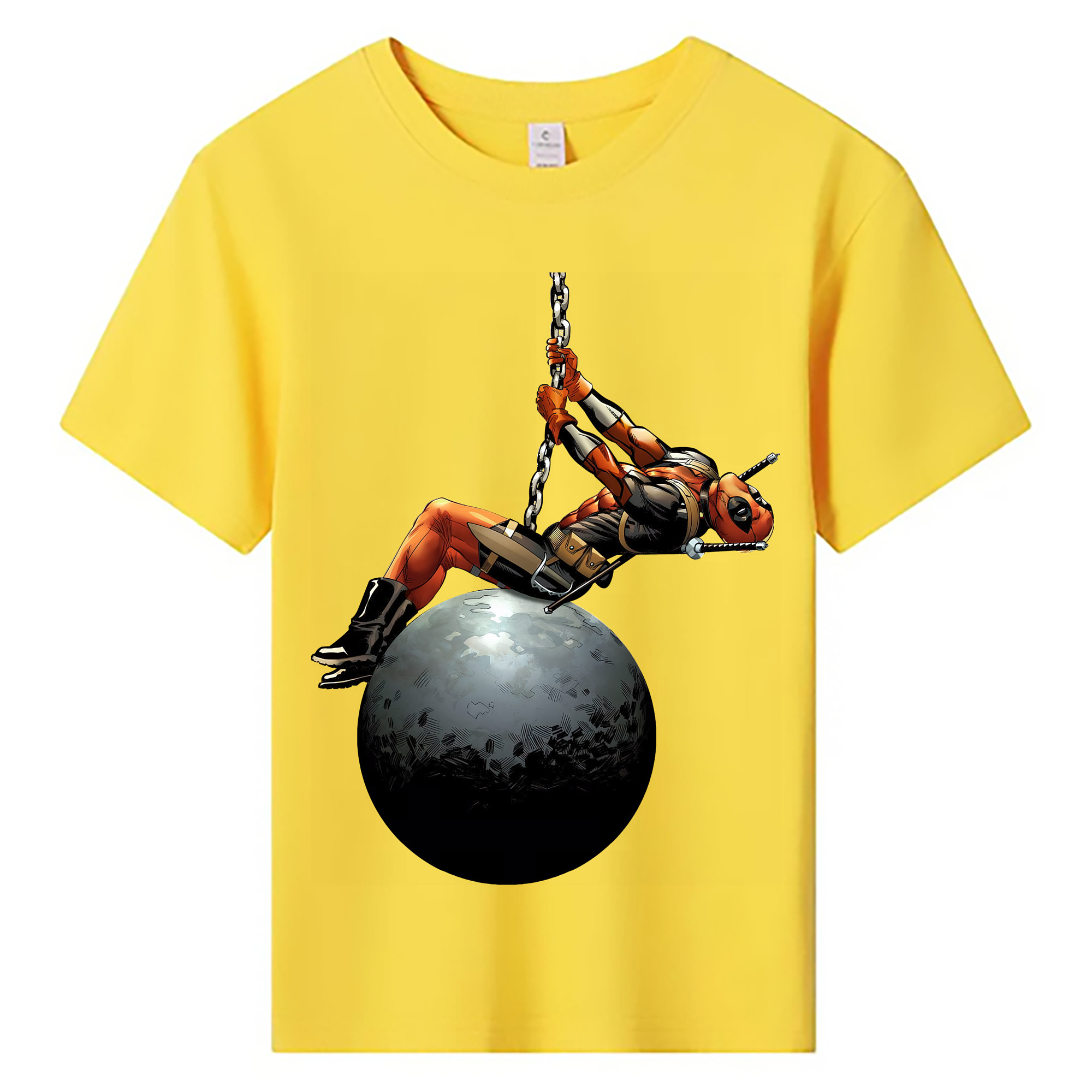 （画像用） Deadpool デッドプール 綿100％キッズTシャツ（フロントプリント）