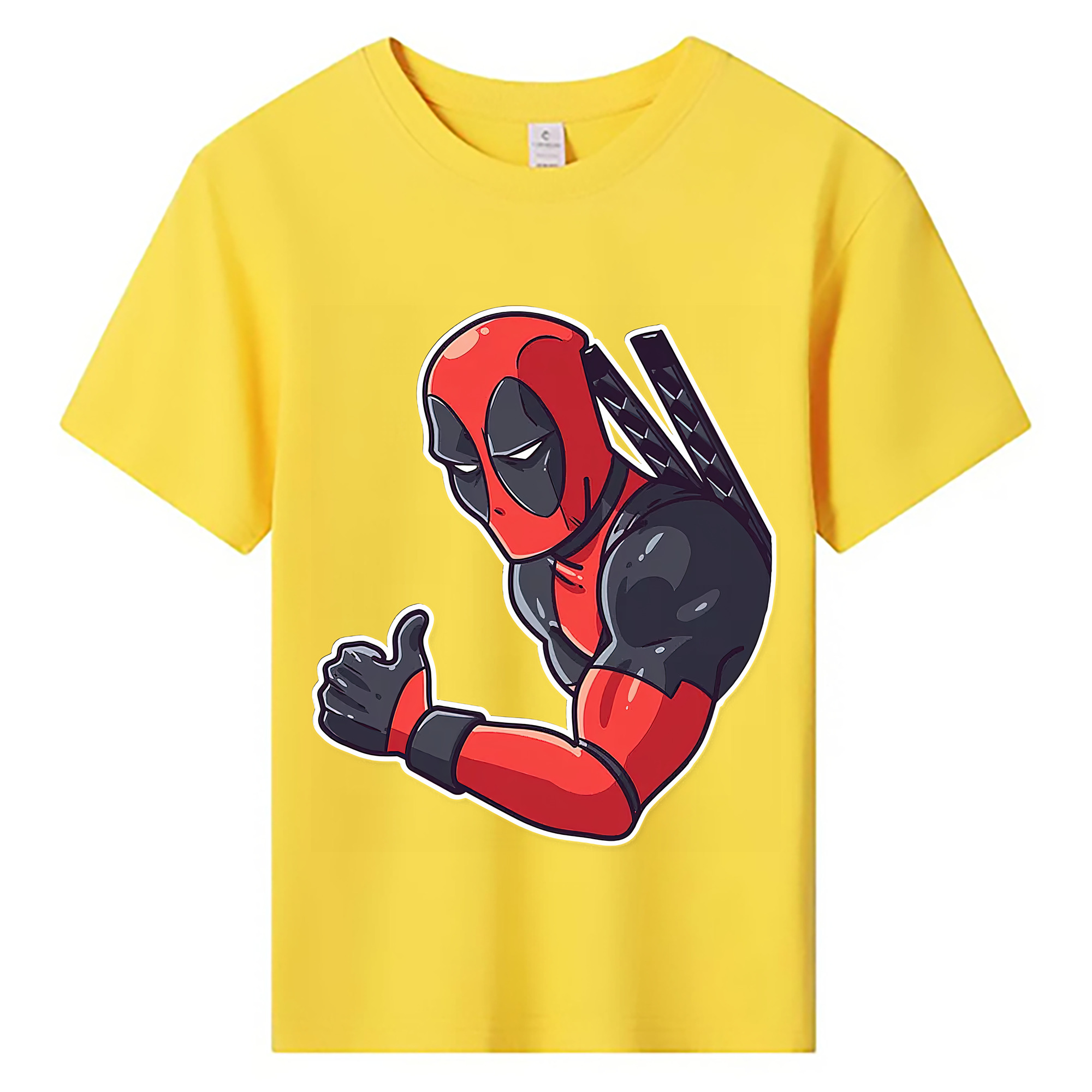 （画像用） Deadpool デッドプール 綿100％キッズTシャツ（フロントプリント）