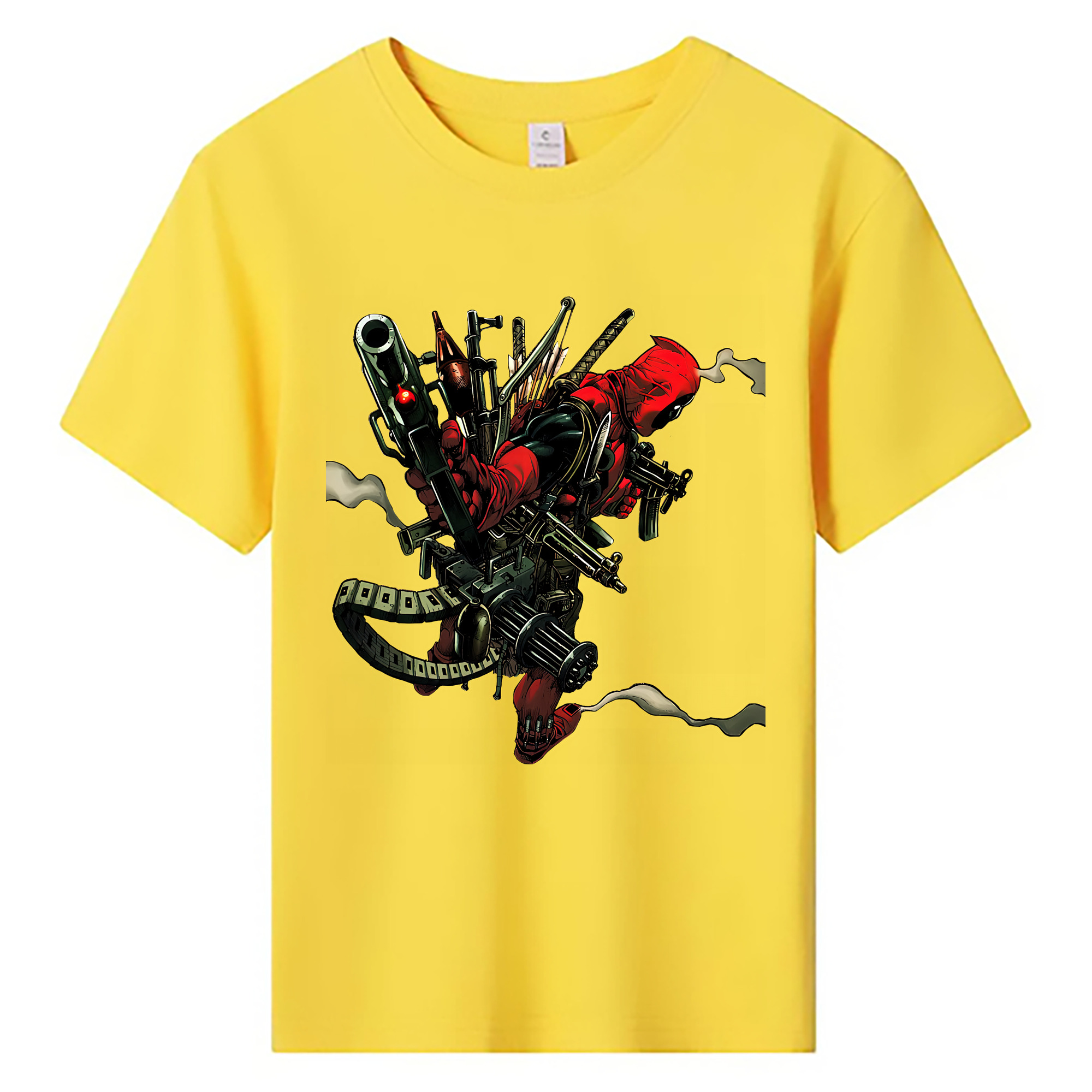 （画像用） Deadpool デッドプール 綿100％キッズTシャツ（フロントプリント）