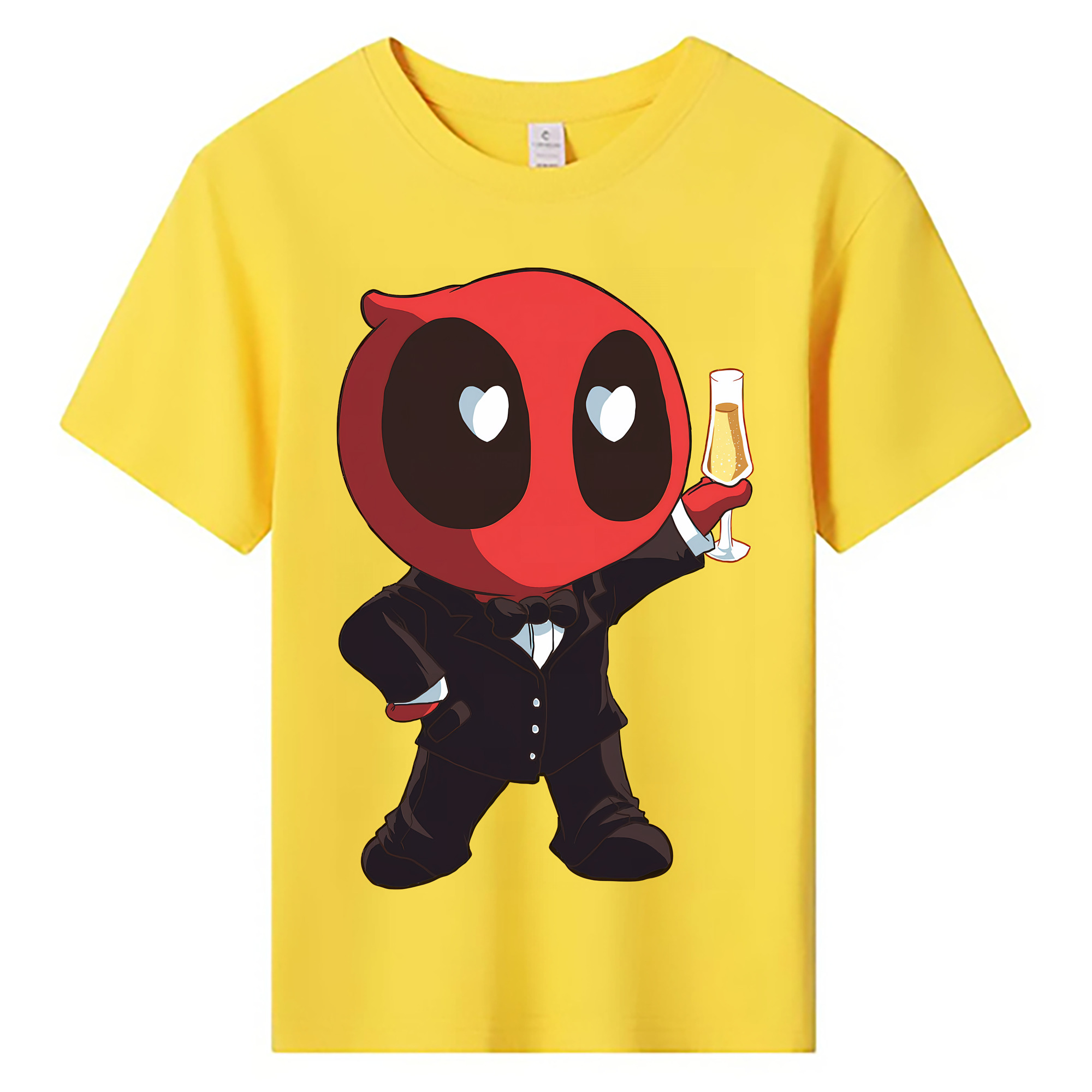 （画像用） Deadpool デッドプール 綿100％キッズTシャツ（フロントプリント）