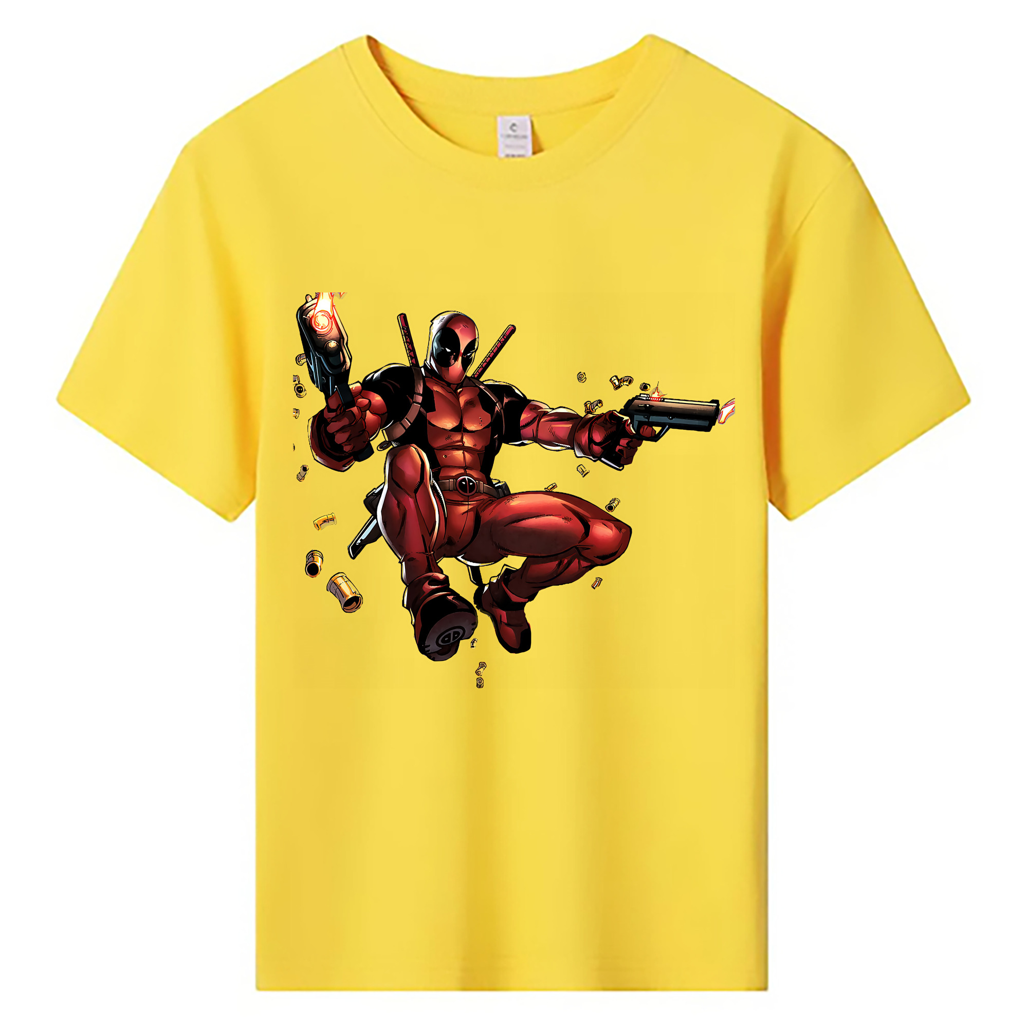 （画像用） Deadpool デッドプール 綿100％キッズTシャツ（フロントプリント）