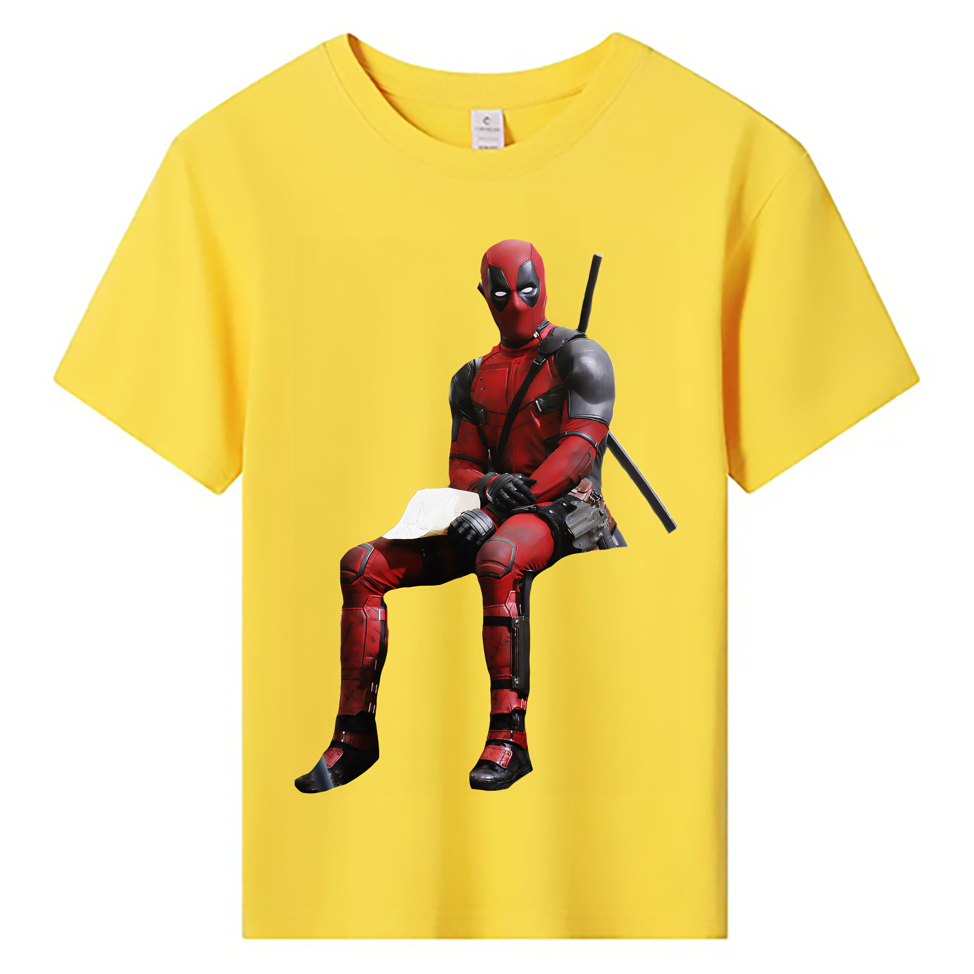 （画像用） Deadpool デッドプール 綿100％キッズTシャツ（フロントプリント）