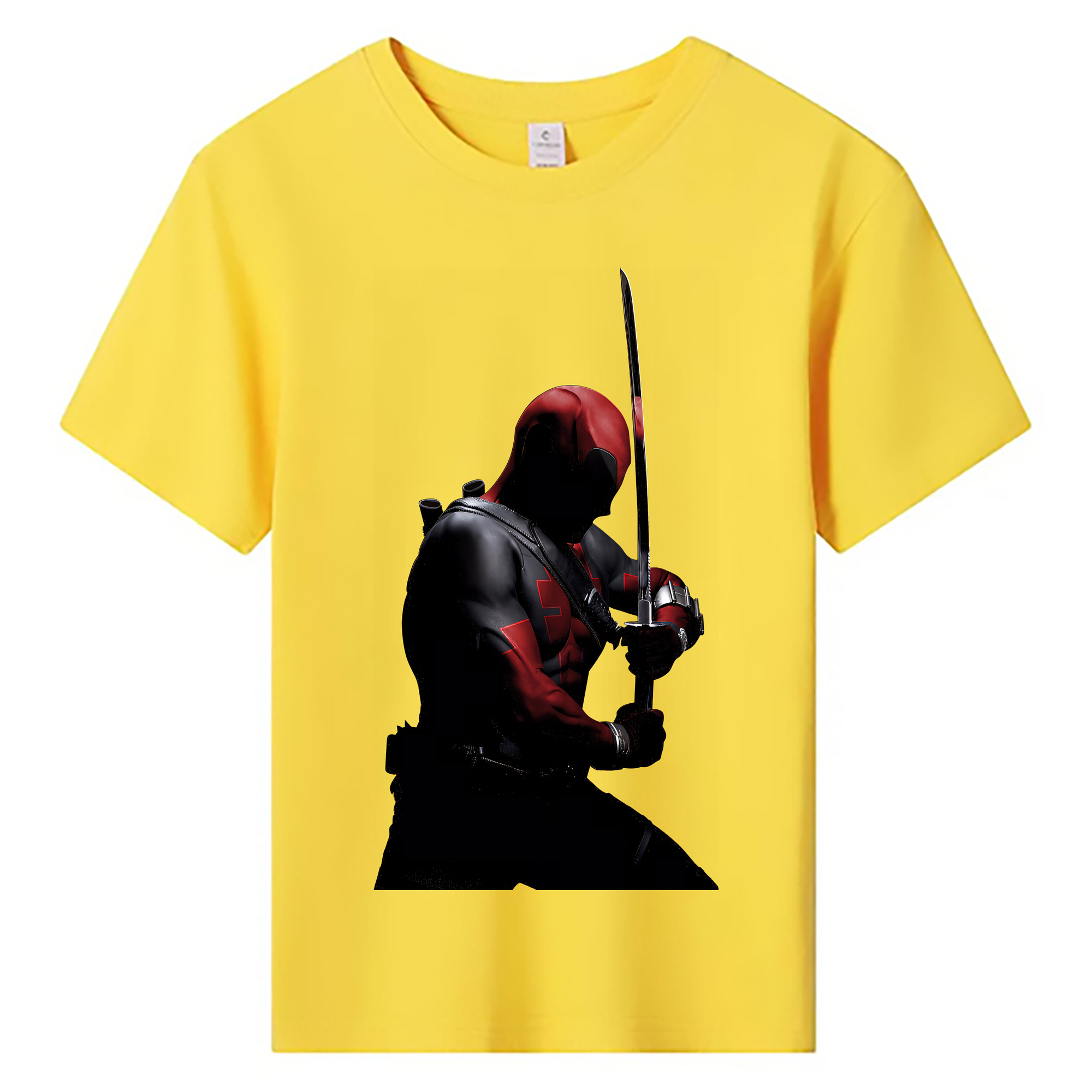 （画像用） Deadpool デッドプール 綿100％キッズTシャツ（フロントプリント）
