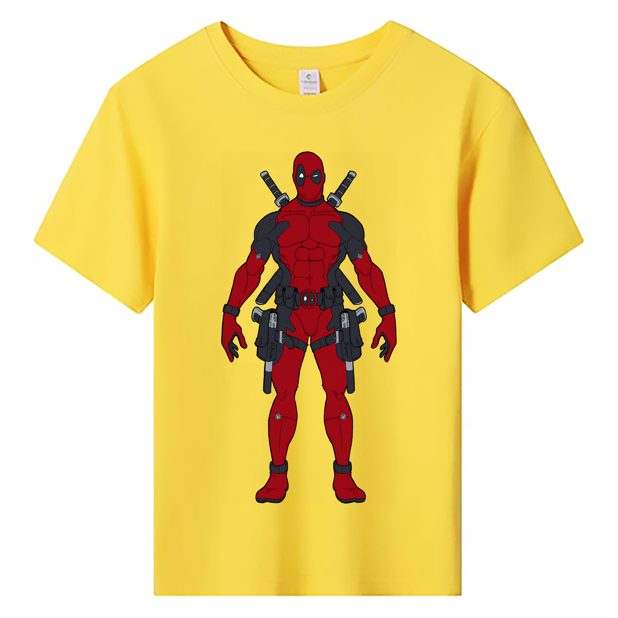（画像用） Deadpool デッドプール 綿100％キッズTシャツ（フロントプリント）