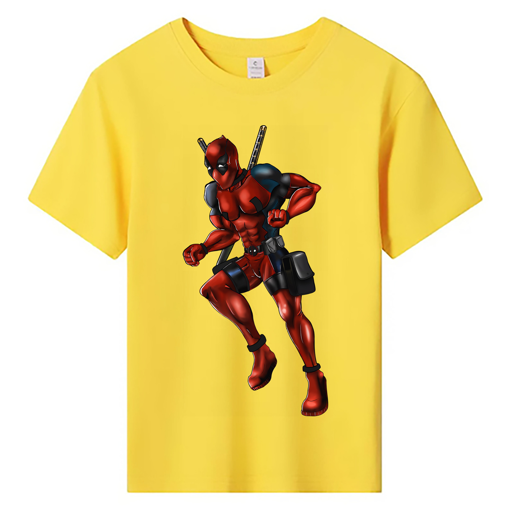 （画像用） Deadpool デッドプール 綿100％キッズTシャツ（フロントプリント）