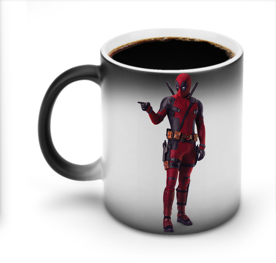 （画像用） Deadpool デッドプール 温度変色マグカップ