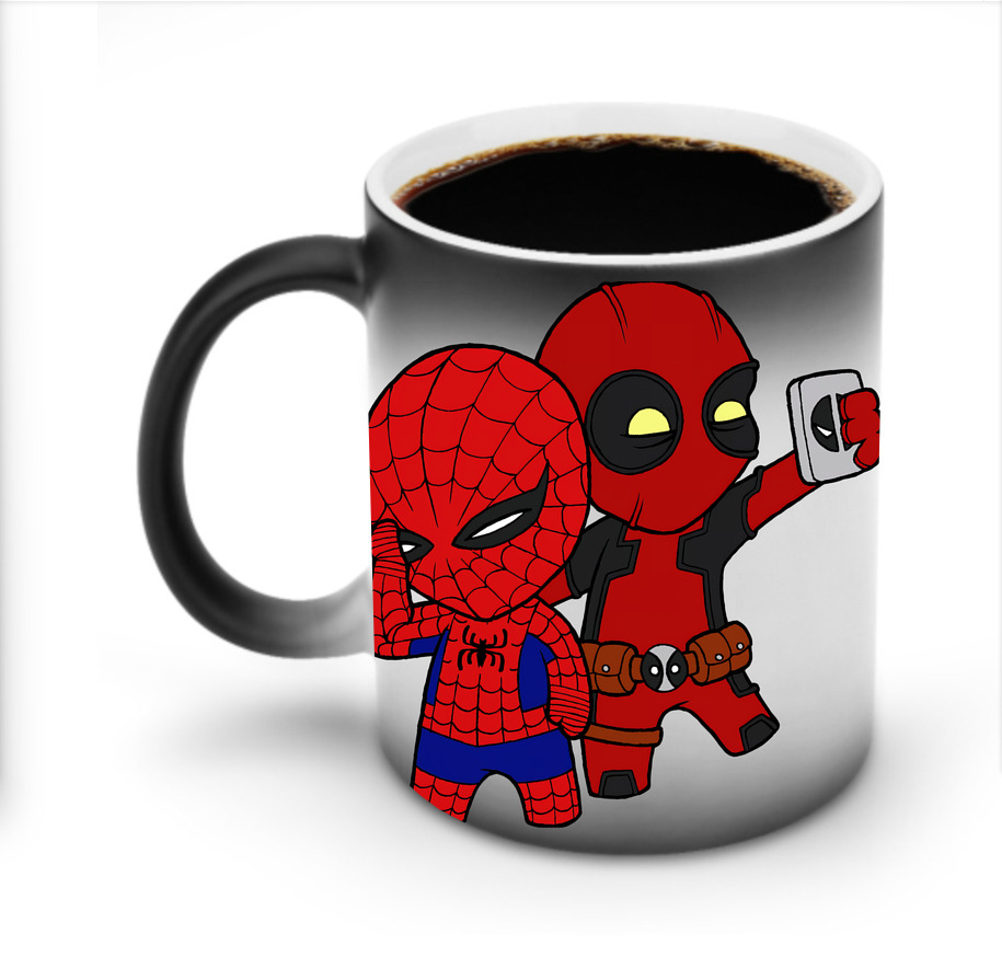 （画像用） Deadpool デッドプール 温度変色マグカップ