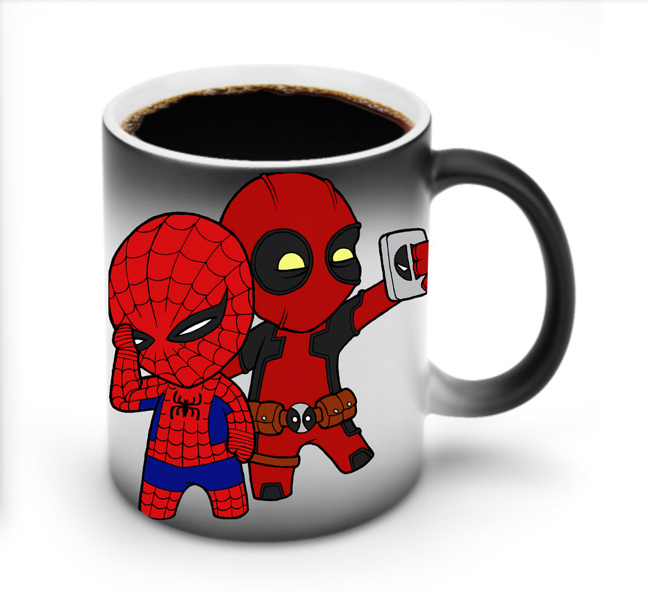 （画像用） Deadpool デッドプール 温度変色マグカップ