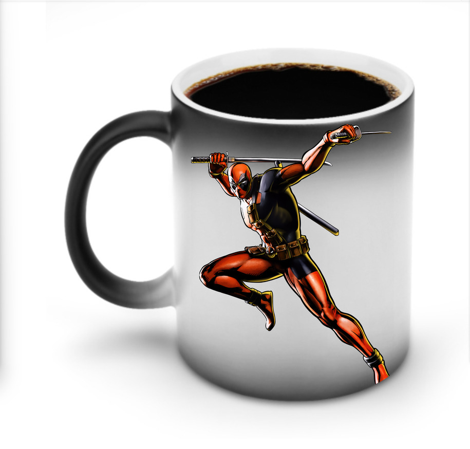 （画像用） Deadpool デッドプール 温度変色マグカップ
