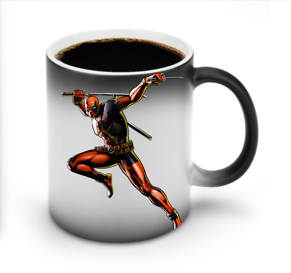 （画像用） Deadpool デッドプール 温度変色マグカップ