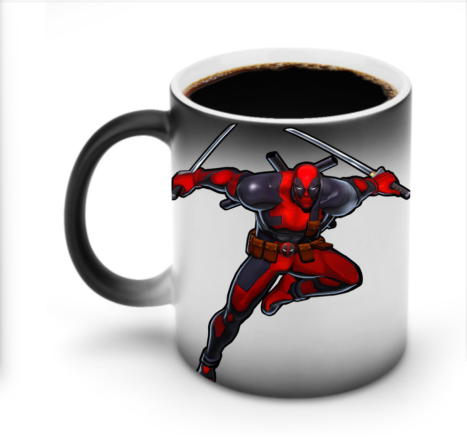 （画像用） Deadpool デッドプール 温度変色マグカップ