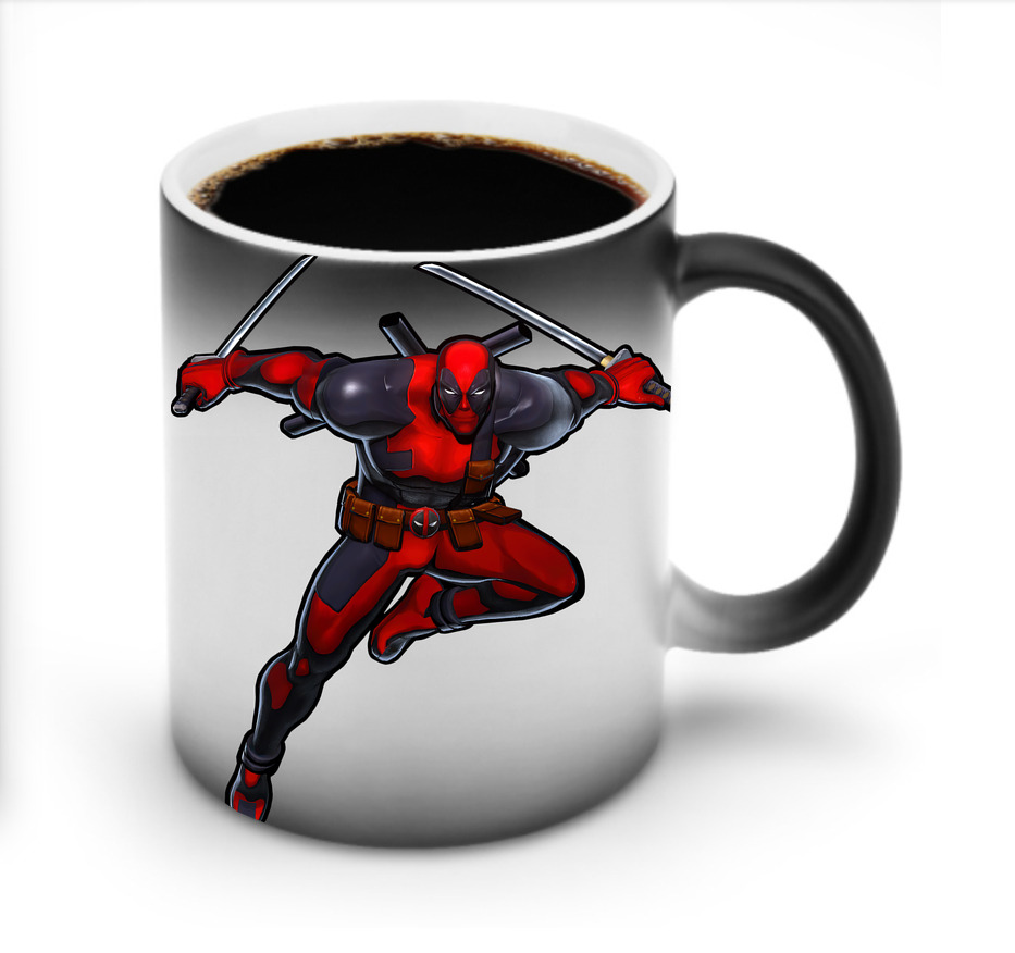 （画像用） Deadpool デッドプール 温度変色マグカップ
