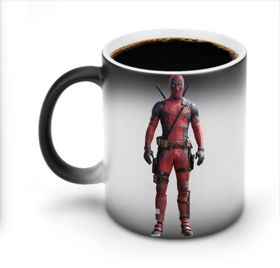 （画像用） Deadpool デッドプール 温度変色マグカップ
