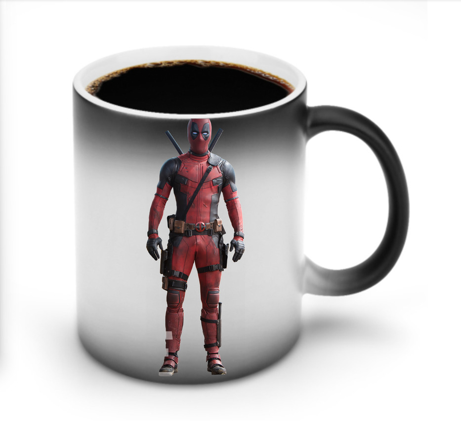 （画像用） Deadpool デッドプール 温度変色マグカップ