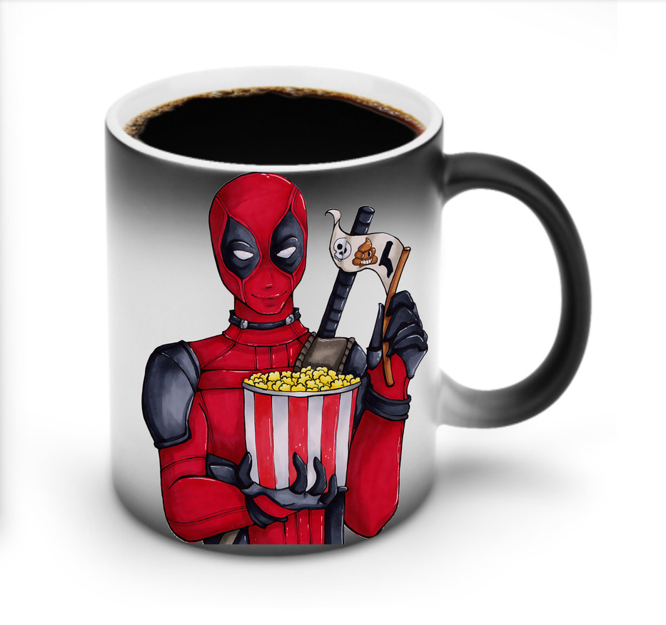 （画像用） Deadpool デッドプール 温度変色マグカップ