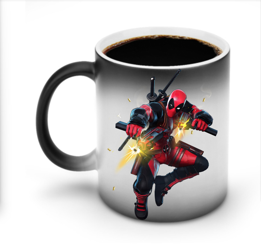 （画像用） Deadpool デッドプール 温度変色マグカップ