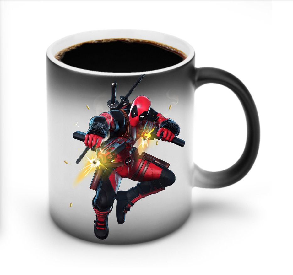 （画像用） Deadpool デッドプール 温度変色マグカップ