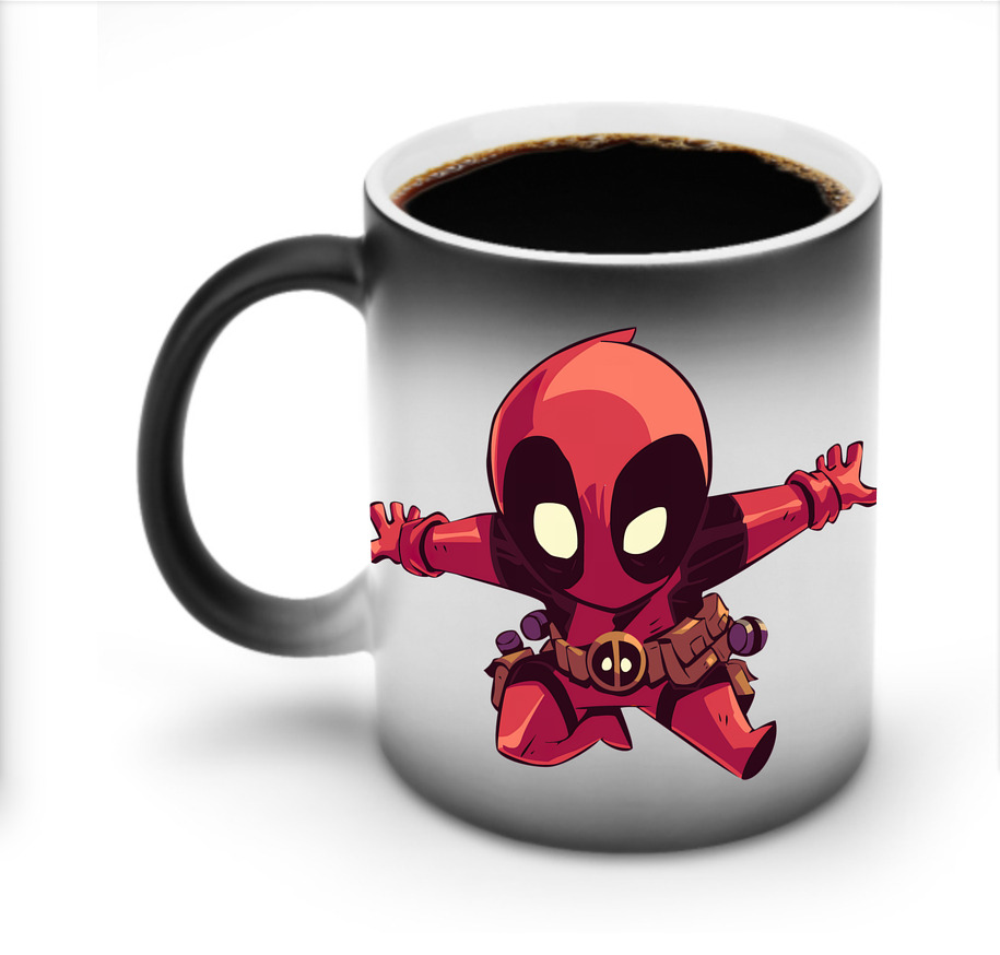 （画像用） Deadpool デッドプール 温度変色マグカップ
