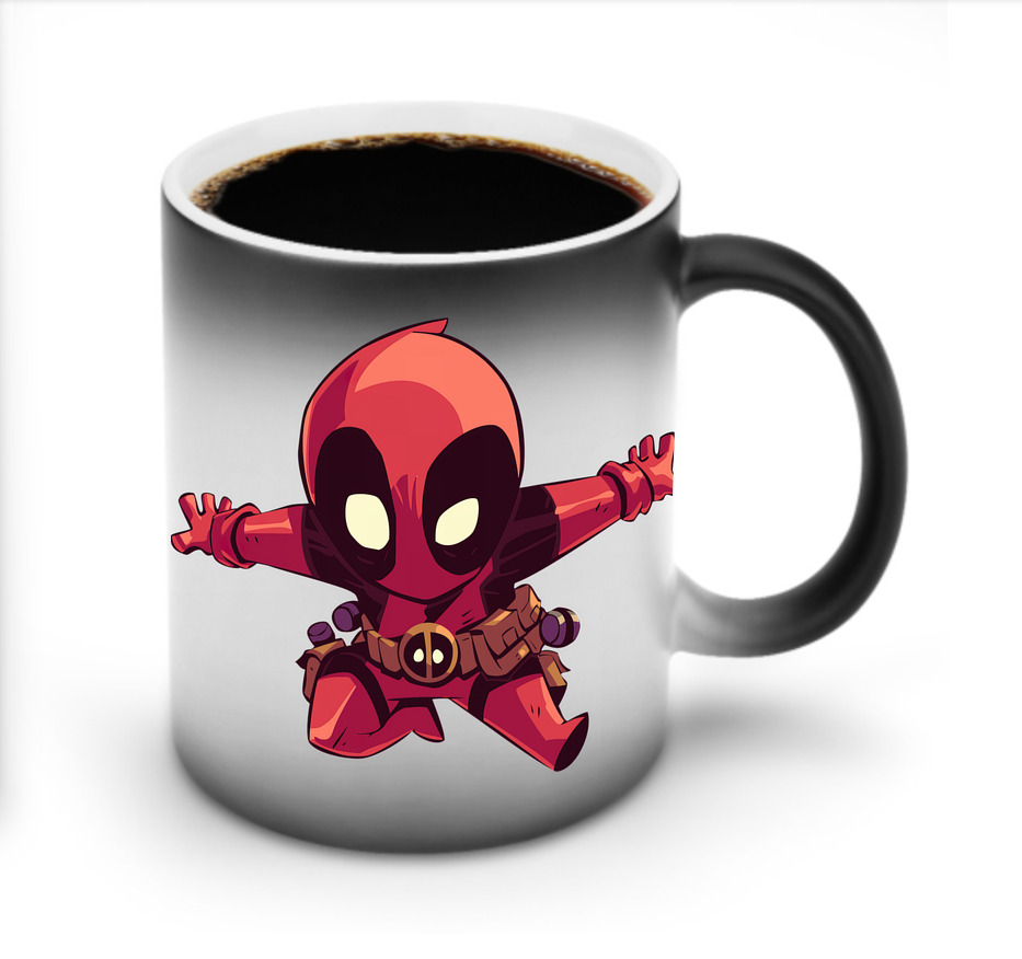 （画像用） Deadpool デッドプール 温度変色マグカップ