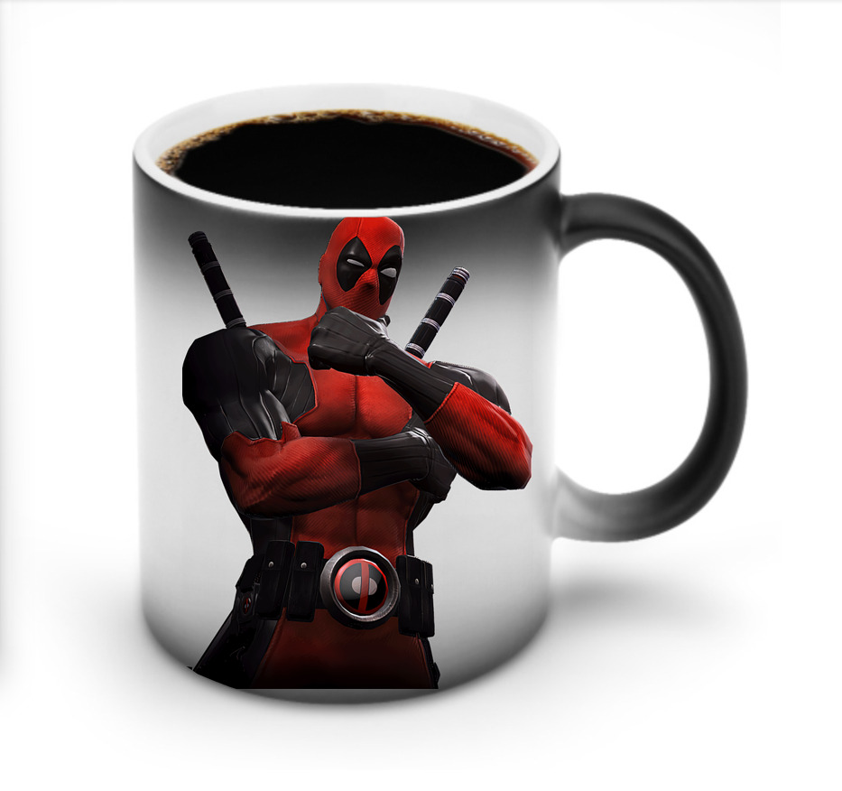 （画像用） Deadpool デッドプール 温度変色マグカップ