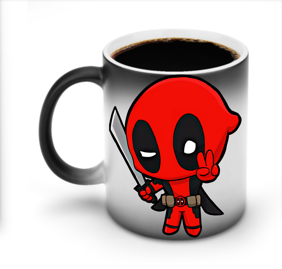 （画像用） Deadpool デッドプール 温度変色マグカップ