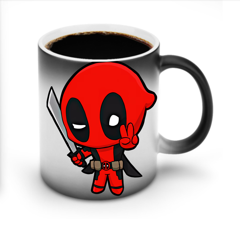 （画像用） Deadpool デッドプール 温度変色マグカップ