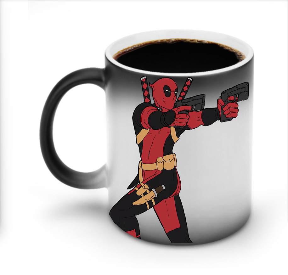 （画像用） Deadpool デッドプール 温度変色マグカップ