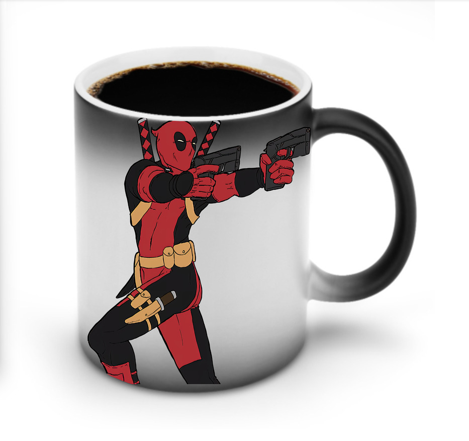 （画像用） Deadpool デッドプール 温度変色マグカップ