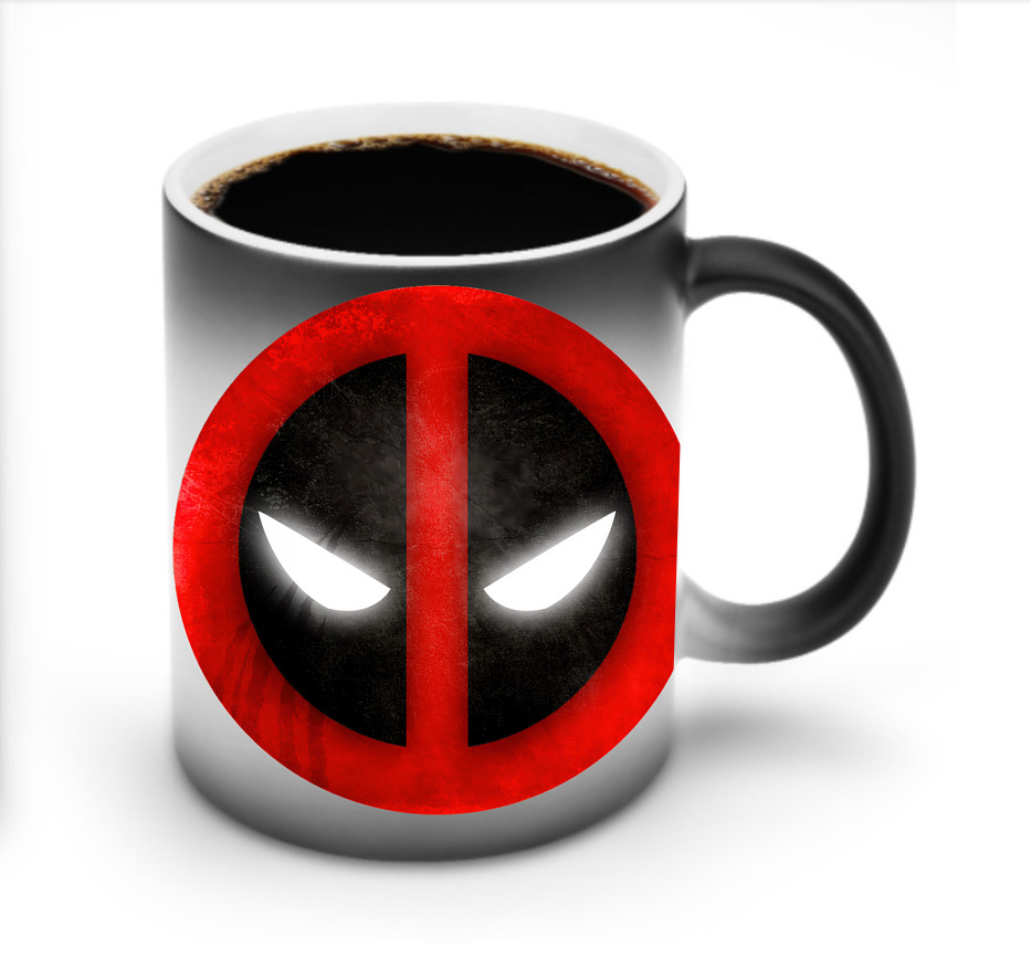 （画像用） Deadpool デッドプール 温度変色マグカップ