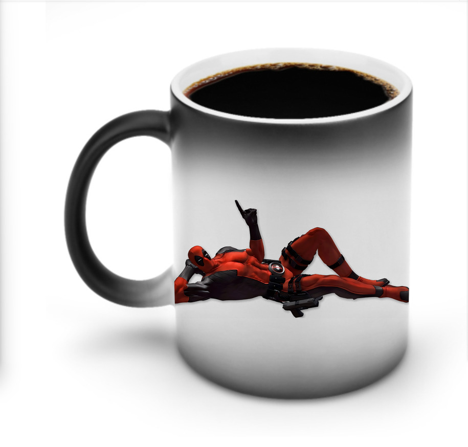 （画像用） Deadpool デッドプール 温度変色マグカップ