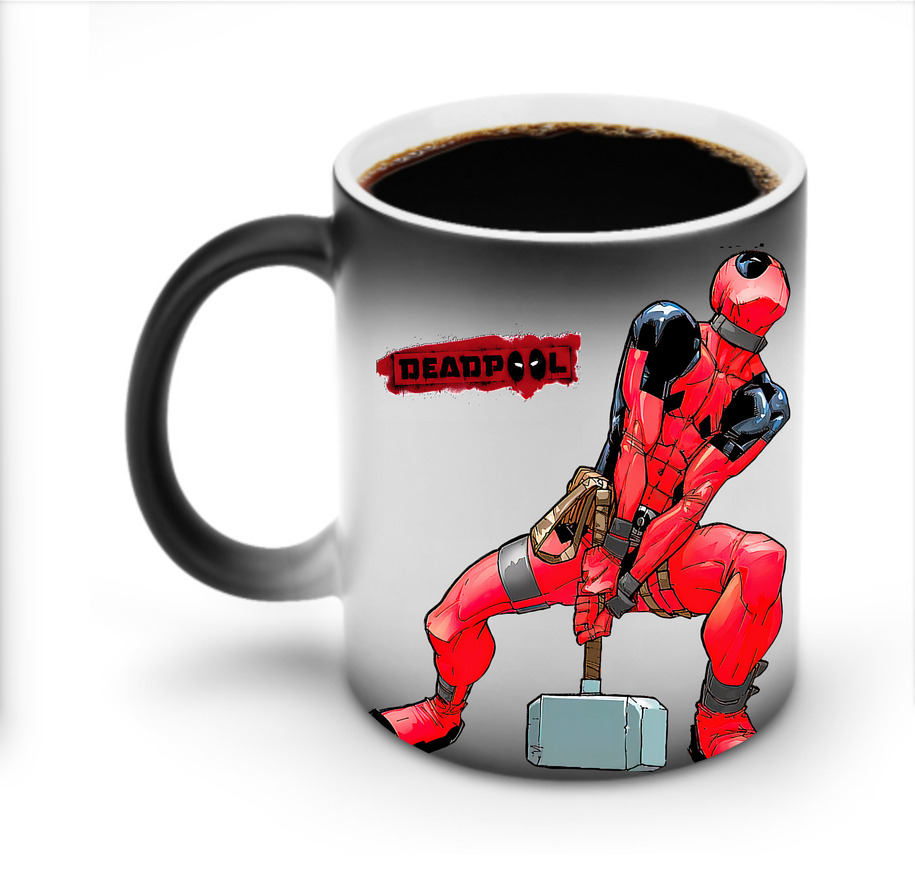（画像用） Deadpool デッドプール 温度変色マグカップ