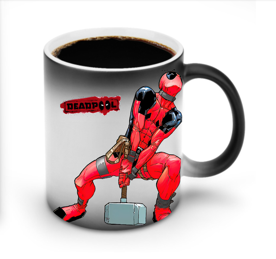 （画像用） Deadpool デッドプール 温度変色マグカップ